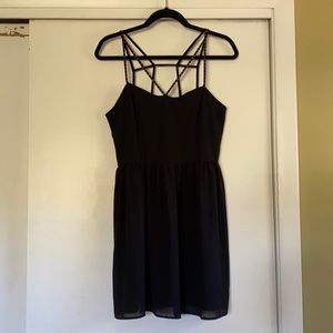 NWT love mark black mini dress. Size medium.